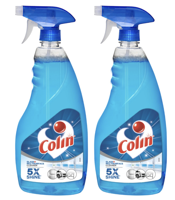 Screenshot 2026-07-04 at 1.05.37 AM Colin Glass and Surface Cleaner Liquid Spray, 750 ml (Pack of 2) | India's #1 Glass Cleaner | Glass Cleaner for Car, Kitchen and Home Surfaces | Multi Surface Cleaner