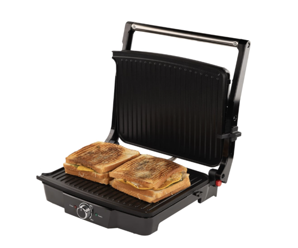 Screenshot 2026-07-04 at 1.09.36 AM Milton Royal Express 800W Griller Sandwich Maker & Toaster | Auto Cut Off | Non-Stick Fixed Grill Plates | Easy Clean | Power Indicators | 1 year Manufacturer Warranty - Black