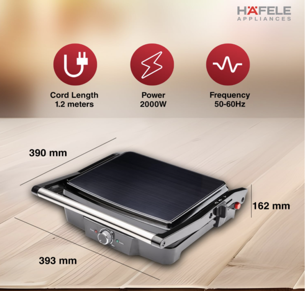 Screenshot 2026-07-04 at 1.09.54 AM Milton Royal Express 800W Griller Sandwich Maker & Toaster | Auto Cut Off | Non-Stick Fixed Grill Plates | Easy Clean | Power Indicators | 1 year Manufacturer Warranty - Black