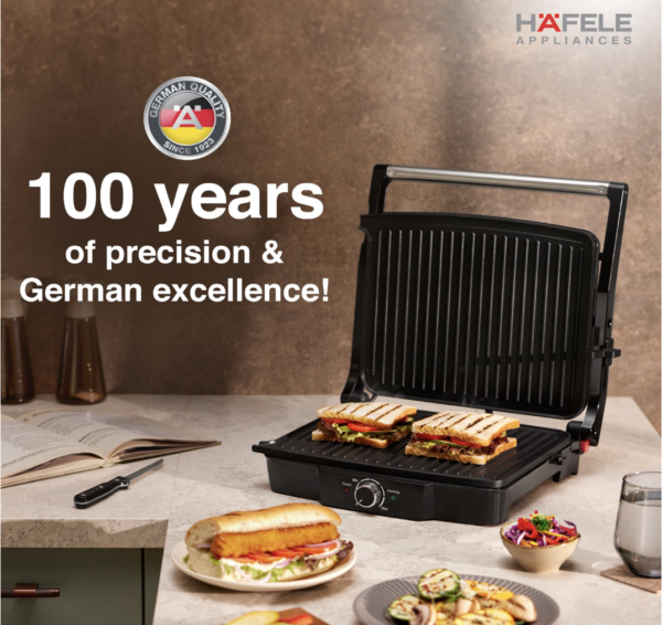 Screenshot 2026-07-04 at 1.10.04 AM Milton Royal Express 800W Griller Sandwich Maker & Toaster | Auto Cut Off | Non-Stick Fixed Grill Plates | Easy Clean | Power Indicators | 1 year Manufacturer Warranty - Black