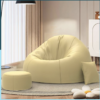 Screenshot 2026-07-04 at 1.14.29 AM Sattva Classic XXXL Bean Bag with Pocket Filled with Beans | Faux Leather Teardrop Bean Bag for Adults & Teens | Pre-Filled Comfortable Seating for Bedroom, Living Room, Office, Home – Black
