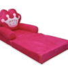 Screenshot 2026-07-04 at 1.16.57 AM Kids Fiber Foldable Cartoon Princess Sofa Cum Bed Small Baby Sofa Chair for Room Decoration Gift Purpose (0-1.5 Years)-Pink - 1 Seater