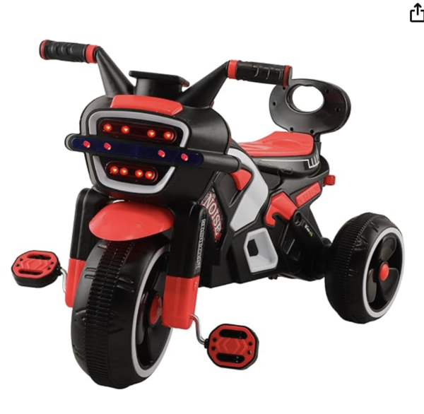 Screenshot 2026-07-04 at 1.18.26 AM Baby Go Electric Bike for Kids | Police Bike | Music | LED Lights | Storage Box | Rechargeable 6V Battery, 60+ Minutes Playtime | Ride on Bike for Boys and Girls 1-4years | Black
