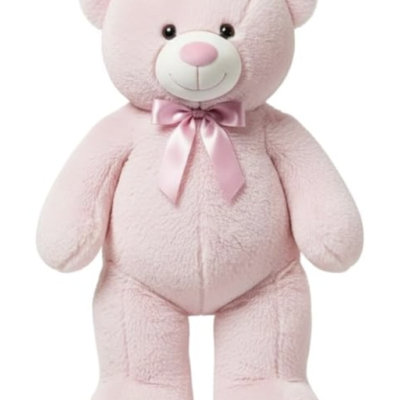 5 Feet Cream Giant Teddy Bear Soft, Plush, and Cuddly Stuffed Animal for Kids, Birthdays, Anniversaries, Valentine's Day, and Special Occasions Large Huggable