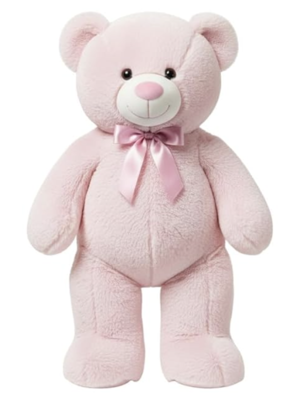 5 Feet Cream Giant Teddy Bear Soft, Plush, and Cuddly Stuffed Animal for Kids, Birthdays, Anniversaries, Valentine's Day, and Special Occasions Large Huggable