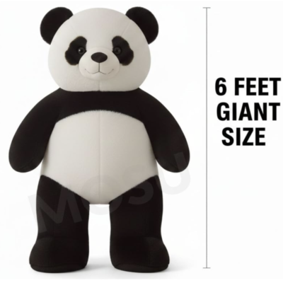 Screenshot 2026-07-04 at 1.21.33 AM MOSU Extra Large 6 Feet Panda Teddy Bear Black White Plush Soft Toy for Couples, Girlfriend & Wife on Valentine’s Day
