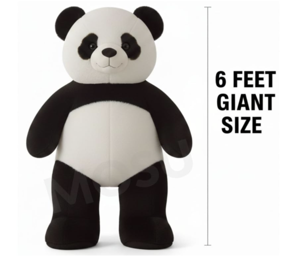 Screenshot 2026-07-04 at 1.21.33 AM MOSU Extra Large 6 Feet Panda Teddy Bear Black White Plush Soft Toy for Couples, Girlfriend & Wife on Valentine’s Day